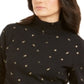Karen Scott Women's Autumn Wind Turtleneck Sweatshirt Black Size M