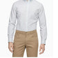 Calvin Klein Men's Slim-Fit Stretch Striped Shirt White Size X-Large