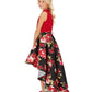 Speechless Big Girls Lace High-Low Dress Black Size 7