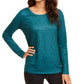 Ideology Women's Training Fitness Pullover Top Green Size Medium