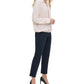 Tommy Hilfiger Women's Collared Bubble-Hem Top White Size Large