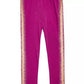 Epic Threads Little Girl's Metallic Stripe Leggings Pink Size 5