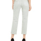 INC International Concepts Women's Frayed-Hem Straight-Leg Ankle Jeans Green Size 6