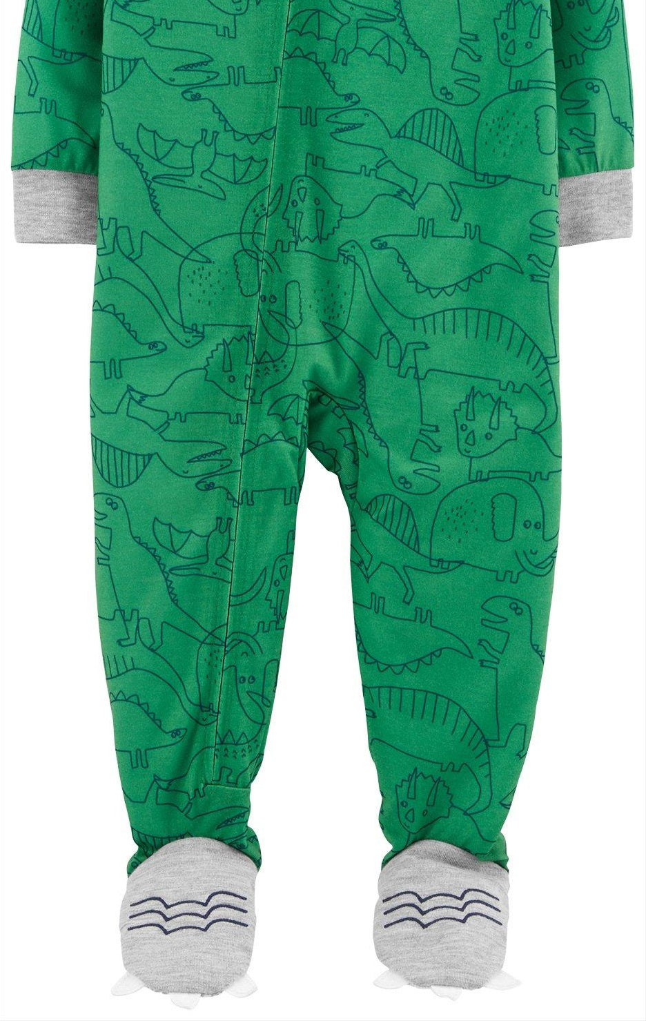 Carter's Baby Boy's 1 Pc Dinosaur Print Pajama Green Size 18MOS