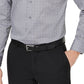 Alfani Men's Spread Collar Standard Cuff Cotton Blends Dress Shirt Gray Size Large