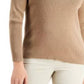 Karen Scott Women's Ribbed Knit Cotton Sweater Brown Size Medium