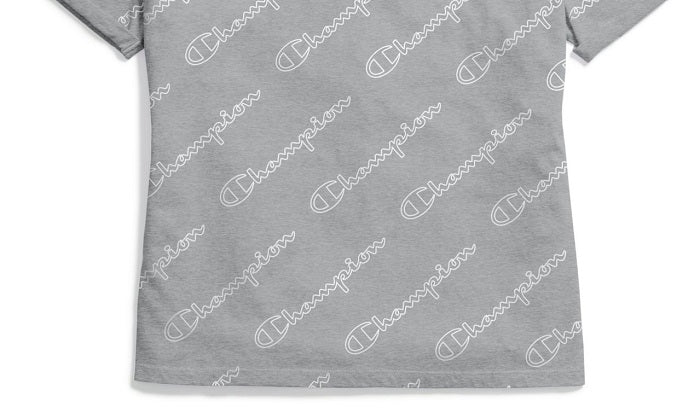 Champion Women's Athletics Heritage Tee Grey X-Large
