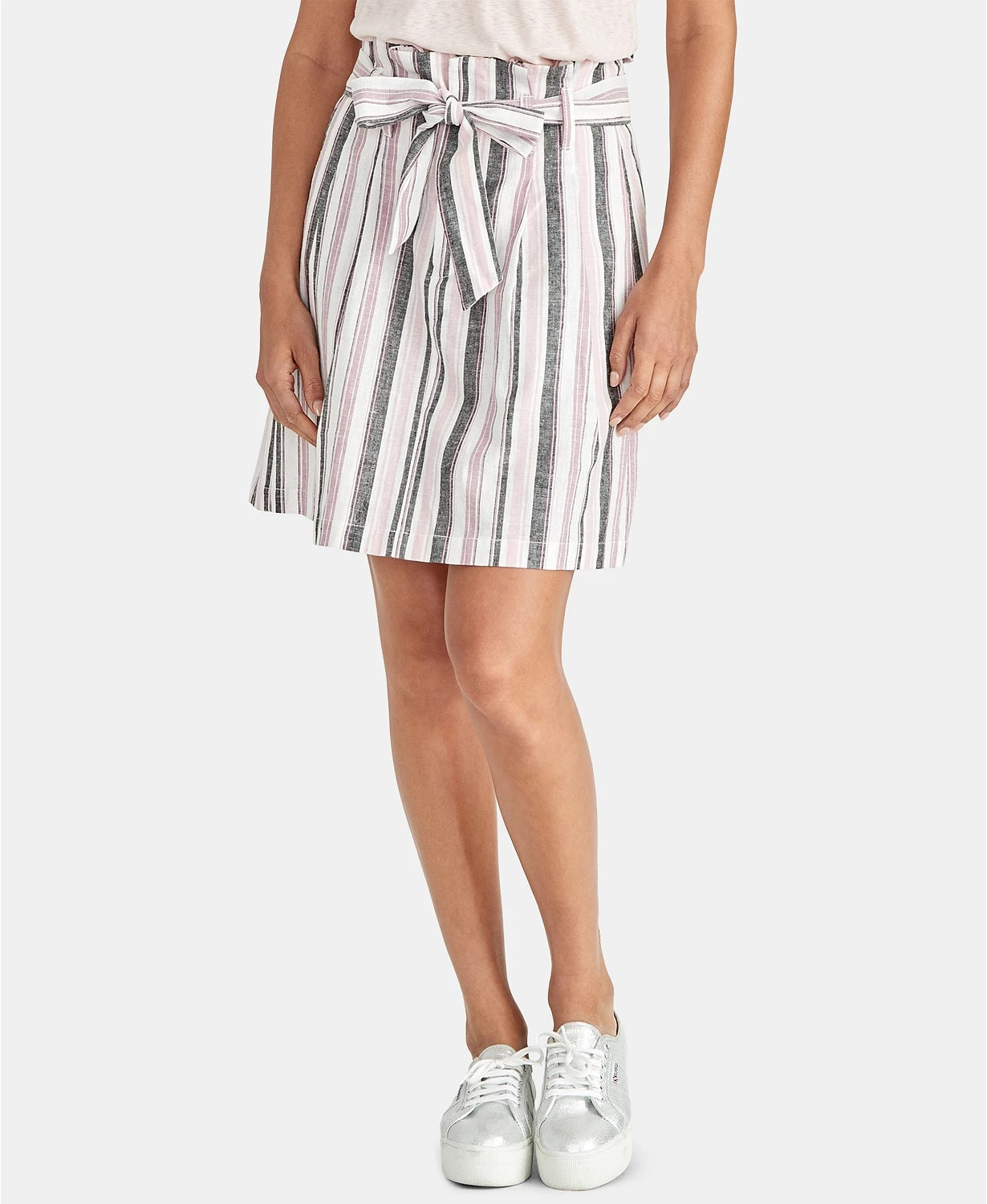 Rachel Roy Women's Ania Paperbag Skirt Pink Size 8