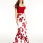 Teeze Me Juniors' 2-Pc. Off-The-Shoulder Bodycon Gown Wine Size 9