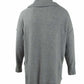 Bar III Women's Ribbed Turtleneck Sweater Grey Size Medium