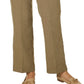 Alfred Dunner Women's Boardroom Textured Pull on Pants Brown Size 12 Petite