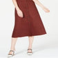 Alfani Women's Button Through MIDI Dress Brown Size 2 Petite