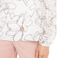 Alfani Women's Floral Print Pleat Sleeve Top White Size Petite Small