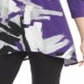 Alfani Women's Printed Swing Top Purple Size Petite L