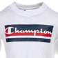 Champion Little Boy's Script Long Sleeve Tee White Size 7