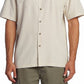 Quiksilver Men's Tahiti Palms Graphic Shirt Gray Size Medium