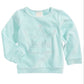 First Impressions Baby Girls Crown-Print Velour Top Mint Burst Green Size 3-6MOS