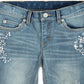 Levi's Big Girls 7-16 Seaside Bermuda Shorts Blue Size 16