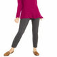 Alfani Women's Ribbed Snap Detail Sweater Pink Size XX-Large
