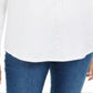Karen Scott Women's Cotton Cable Knit Sweater White Size X-Large
