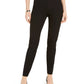 Alfani Women's Petite Extended-Tab Skinny Pants  Black Size 0 P