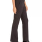 Alfani Women's Snap-Waist Tummy-Control Trousers Dark Gray Size 14
