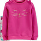 Carter's Toddler Girls 2-Pc. Cat Top & Cat-Print Leggings Set Purple Size 4T SLIM