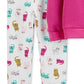 Carter's Toddler Girls 2-Pc. Cat Top & Cat-Print Leggings Set Purple Size 4T SLIM