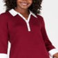 Karen Scott Women's Contrast Trim Cotton Shirtdress Red Size Petite L