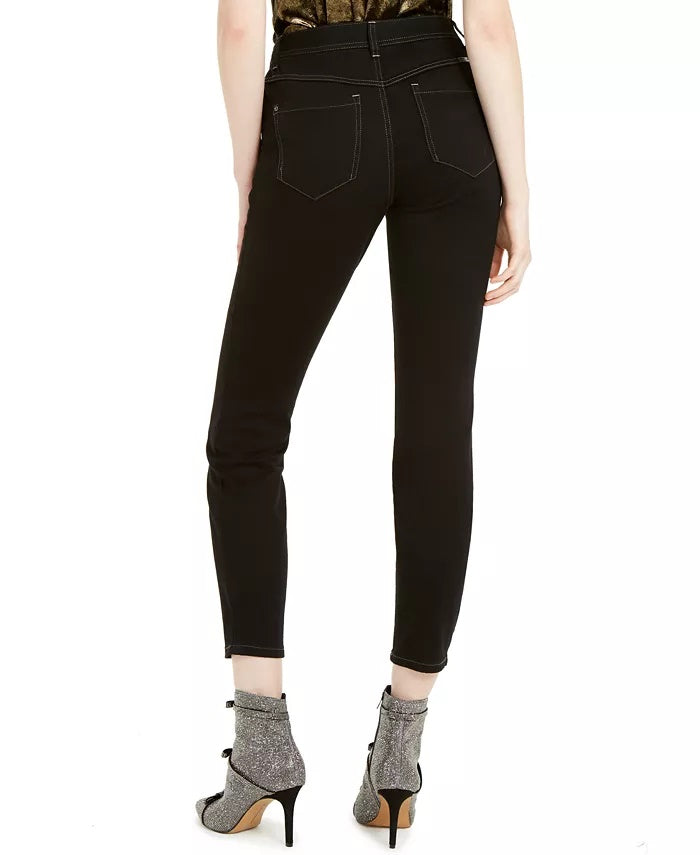 INC International Concepts Women's Petite Skinny Jeans Black Size 0 P