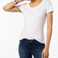 Tommy Hilfiger Women's Cotton Scoop Neck T-Shirt White Size X-Small