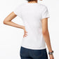 Tommy Hilfiger Women's Cotton Scoop Neck T-Shirt White Size X-Small