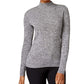 Karen Scott Women's Petite Cotton Ribbed Marled Sweater White Size Pettite Small