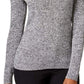 Karen Scott Women's Petite Cotton Ribbed Marled Sweater White Size Pettite Small