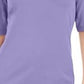 Karen Scott Women's Button-Detail V-Neck Top Purple Size Small