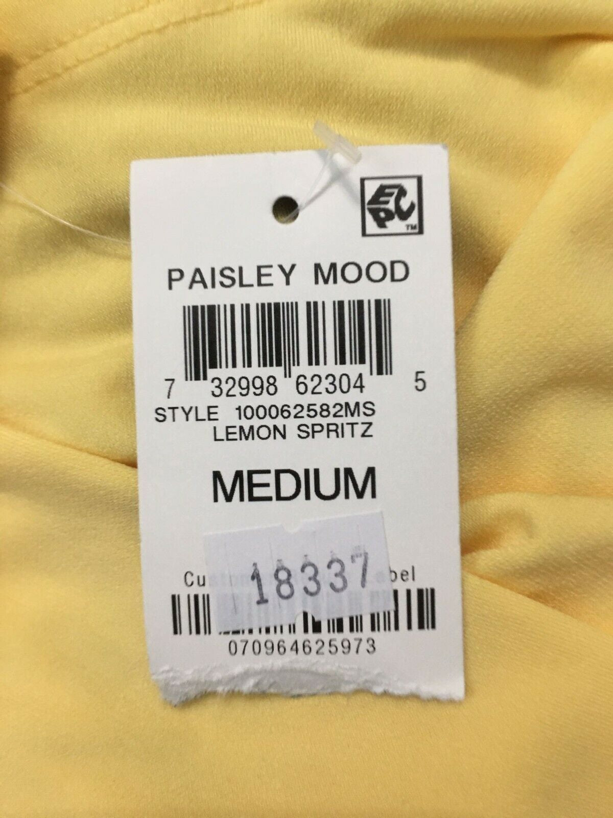 JM Collection Women's Asymmetrical Ring Tunic Yellow Size X-Small
