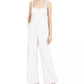 Calvin Klein Women's Cowl-Neck Sequined Jumpsuit White Size 12