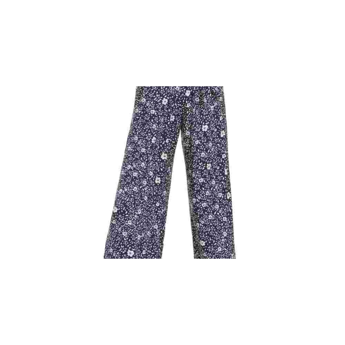 Charter Club Women's Printed Belted Jumpsuit  Blue Size 18
