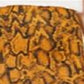 Thalia Sodi Women's Zipper Printed Scuba Skirt Yellow Size Large