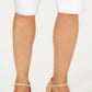 Charter Club Women's Mid Rise Knee Length Skimmer Pants White Size 16