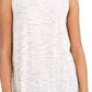 Style & Co Women's Spacedyed Tank-Tank Top White/black Size Medium