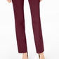 जेएम कलेक्शन महिलाओं के टमी कंट्रोल कर्वी फिट पैंट चेरी पाई साइज़ 2 पेटीट