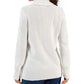 Charter Club Women's Cable Knit Turtleneck Sweater White Size Petite XL