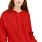 Rebellious One Junior's Pouch Pocket Hoodie Red Size X-Small