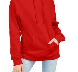 Rebellious One Junior's Pouch Pocket Hoodie Red Size X-Small