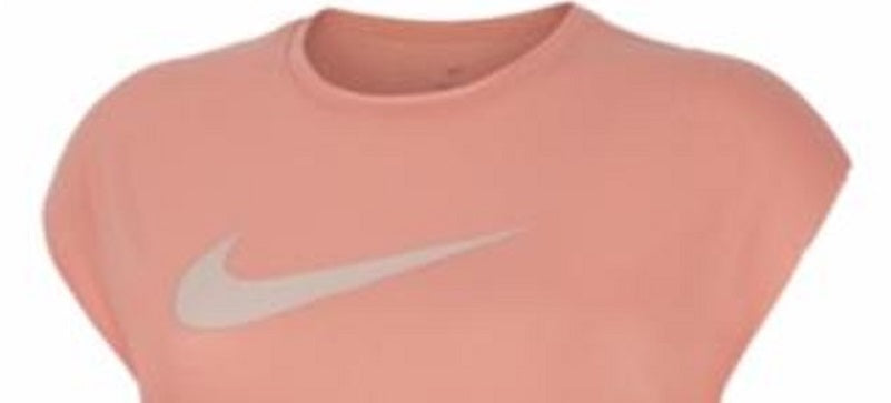 Nike Women's Dry Side Tie Training Top Pink Size X-Large