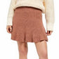 Free People Women's Short Ruffled Skirt Brown Size X-Large