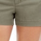 Style & Co. Women's Chino Shorts Green Size 16