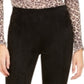 Bar III Women's Faux Suede Skinny Pants Black Size XX-Small