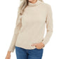 Karen Scott Women's Turtleneck Sweater Brown Size Medium